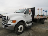 2012 FORD F-750 FLATBED TRUCK