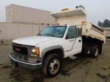 1999 GMC 3500 HD SL DUMP TRUCK