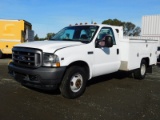 2004 FORD F-350 SUPER DUTY UTILITY PICKUP TRUCK