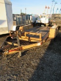 2005 MILLERBILT 2 AXLE TILT DECK FLATBED TRAILER