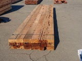 18 PCS 18' RUSTIC CEDAR BEAMS