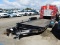 2008 TOWMASTER T-10DD 2 AXLE EQUIPMENT TRAILER W/ FOLD DOWN RAMPS