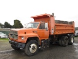 1989 FORD F-900 3 AXLE DUMP TRUCK (NON COMPLIANT)