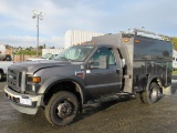 2008 FORD F-450 SUPER DUTY 4X4 UTILITY TRUCK (MECH ISSUES)