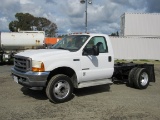 2001 FORD F-550 CAB & CHASSIS TRUCK