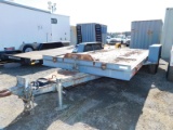 1998 JACOBSON 2 AXLE TILT DECK EQUIPMENT TRAILER