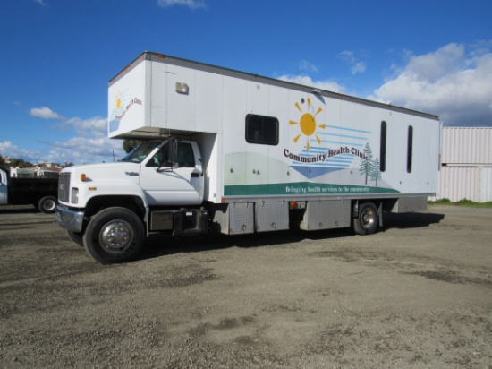 1995 GMC TOP-KICK MOBILE HEALTH CLINIC W/ HYD LEVELING JACKS