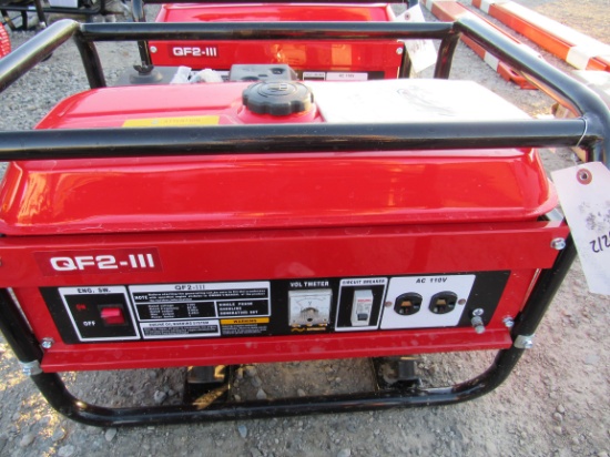 NEW & UNUSED QF2-111 PORTABLE GENERATOR