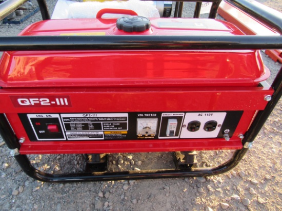 NEW & UNUSED QF2-111 PORTABLE GENERATOR