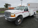 1999 FORD F-550 SUPER DUTY UTILITY TRUCK W/ CRANE