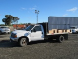 1999 FORD F-350 FLATBED DUMP TRUCK