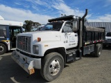 1994 GMC TOPKICK 2 AXLE DUMP TRUCK (NON COMPLIANT)(SALVAGE TITLE)