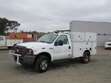 2005 FORD F-350 4X4 UTILITY TRUCK W/ CRANE & GENERATOR