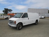 2002 CHEVROLET EXPRESS 2500 CARGO VAN