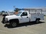 2007 CHEVROLET 2500 4X4 UTILITY TRUCK W/ WENCH