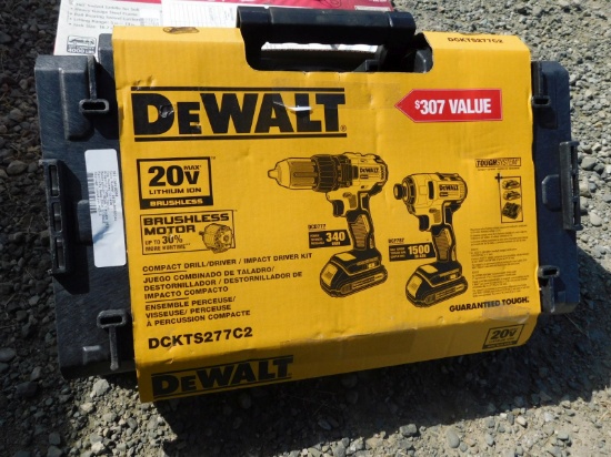 NEW & UNUSED DEWALT 20V DRILL KIT