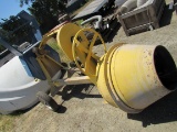 TOWABLE CEMENT MIXER (TAKEN APART)