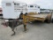 1987 BUTLER LT1214 2 AXLE TILT DECK EQUIPMENT TRAILER