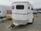 1995 WESTERN WORLD CUSTOM II 2 AXLE HORSE TRAILER