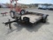 2009 SINGLE AXLE FLATBED TRAILER W/ RAMP