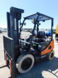 2013 DOOSAN G25E WAREHOUSE FORKLIFT