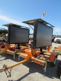 2013 SOLAR TECH SILENT MESSENGER TOWABLE MESSAGE BOARD