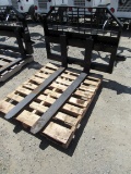 NEW & UNUSED JBX 4000 SKID STEER FORK ATTCH