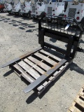 NEW & UNUSED JBX 4000 SKID STEER FORK ATTCH