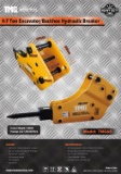NEW & UNUSED 68 MM BACKHOE BREAKER ATTCH
