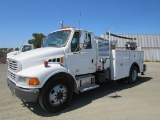 2004 STERLING ACTERRA SERVICE TRUCK W/ CRANE & COMPRESSOR (CA RETRO)