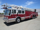 1992 LTI/KME 110' AERIAL LADDER TRUCK (NO KEYS)