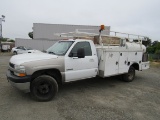 2002 CHEVROLET 3500 UTILITY PICKUP TRUCK