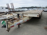 1997 TRAILMAX TD-42-T 2 AXLE TILT DECK EQUIPMENT TRAILER