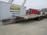 2000 MILLENNIUM M10D 2 AXLE EQUIPMENT TRAILER W/ RAMPS