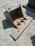 TAG MINI EXCAVATOR BUCKET