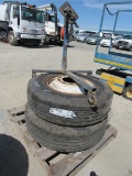 (2) 11R X 22.5 TRUCK TIRES
