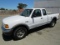 2002 FORD RANGER XLT PICKUP TRUCK W/ TOOL BOX