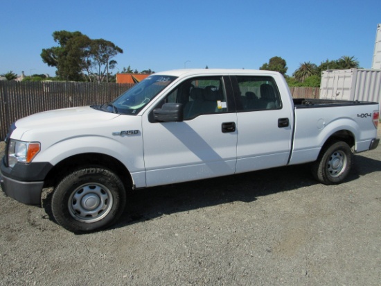 2013 FORD F-150 4X4 PICKUP TRUCK