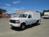 1996 FORD F-250 PICKUP TRUCK W/ UTILITY CAMPER SHELL
