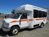 2008 FORD E-450 SUPER DUTY PARATRANSIT BUS W/ WHEELCHAIR LIFT