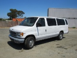 2002 FORD E-350 PASSENGER VAN