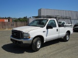 2003 FORD F-250 PICKUP TRUCK W/ LADDER RACK, TOOL BOX, LIFTGATE