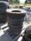 LOT OF (4) ASST TRACTOR TIRES