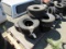 LOT OF (8) SMALL TIRES