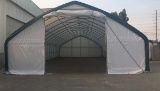 NEW & UNUSED 30' X 50' X 16' STRAIGHT WALL PEAK SHELTER