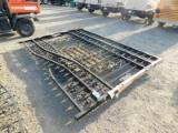 NEW & UNUSED 20' BI PARTING WROUGHT IRON GATE