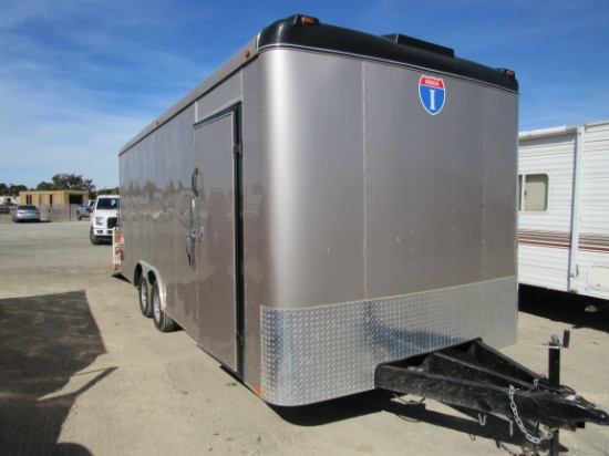 2017 INTERSTATE VICTCC20TA2 ENCLOSED 2 AXLE CARGO TRAILER W/ FOLD DOWN RAMP