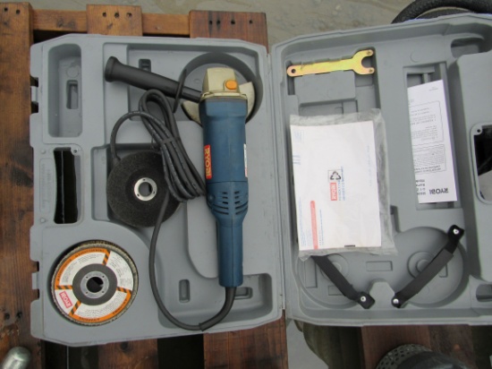 NEW & UNUSED RYOBI ANGLE GRINDER KIT