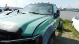 2008 FORD F-450 CAB & CHASSIS PICKUP TRUCK (NON RUNNER)(NO KEYS)