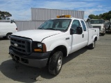 2007 FORD F-250 4X4 UTILITY TRUCK